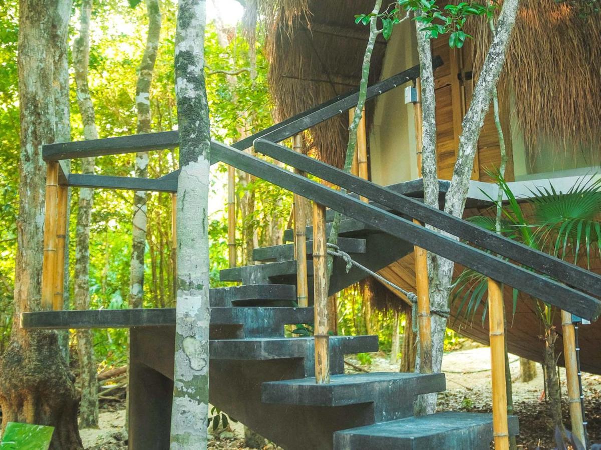 Casa Del Arbol At Villa Duendes Akumal Bagian luar foto