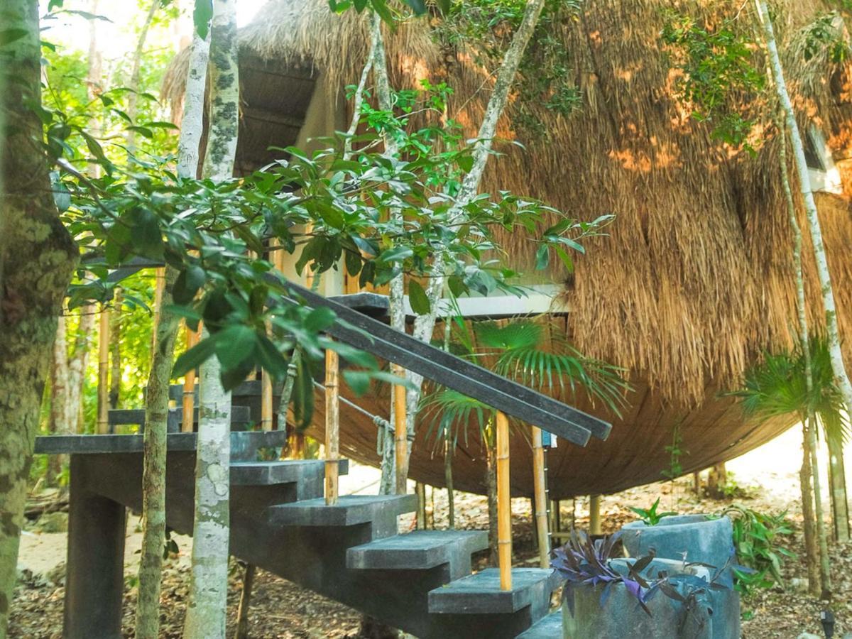 Casa Del Arbol At Villa Duendes Akumal Bagian luar foto