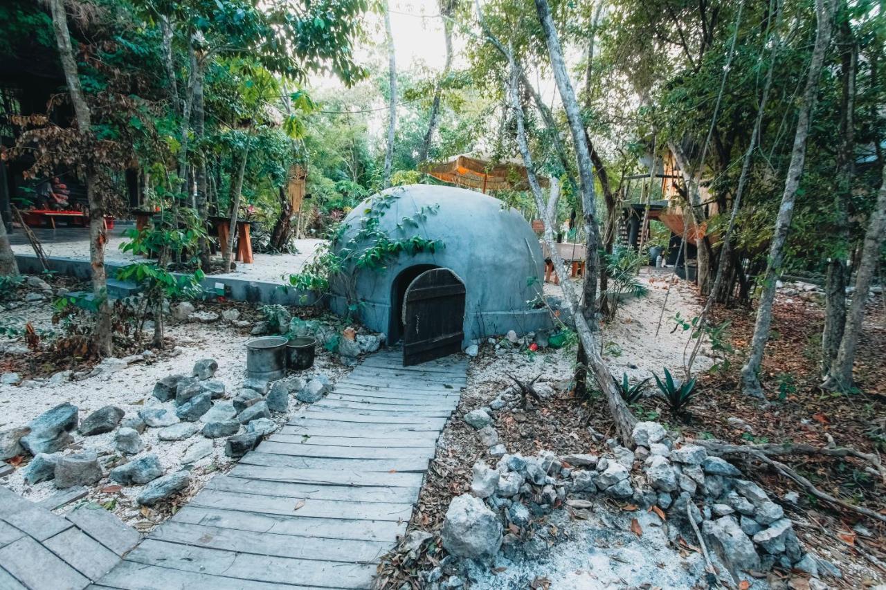 Casa Del Arbol At Villa Duendes Akumal Bagian luar foto