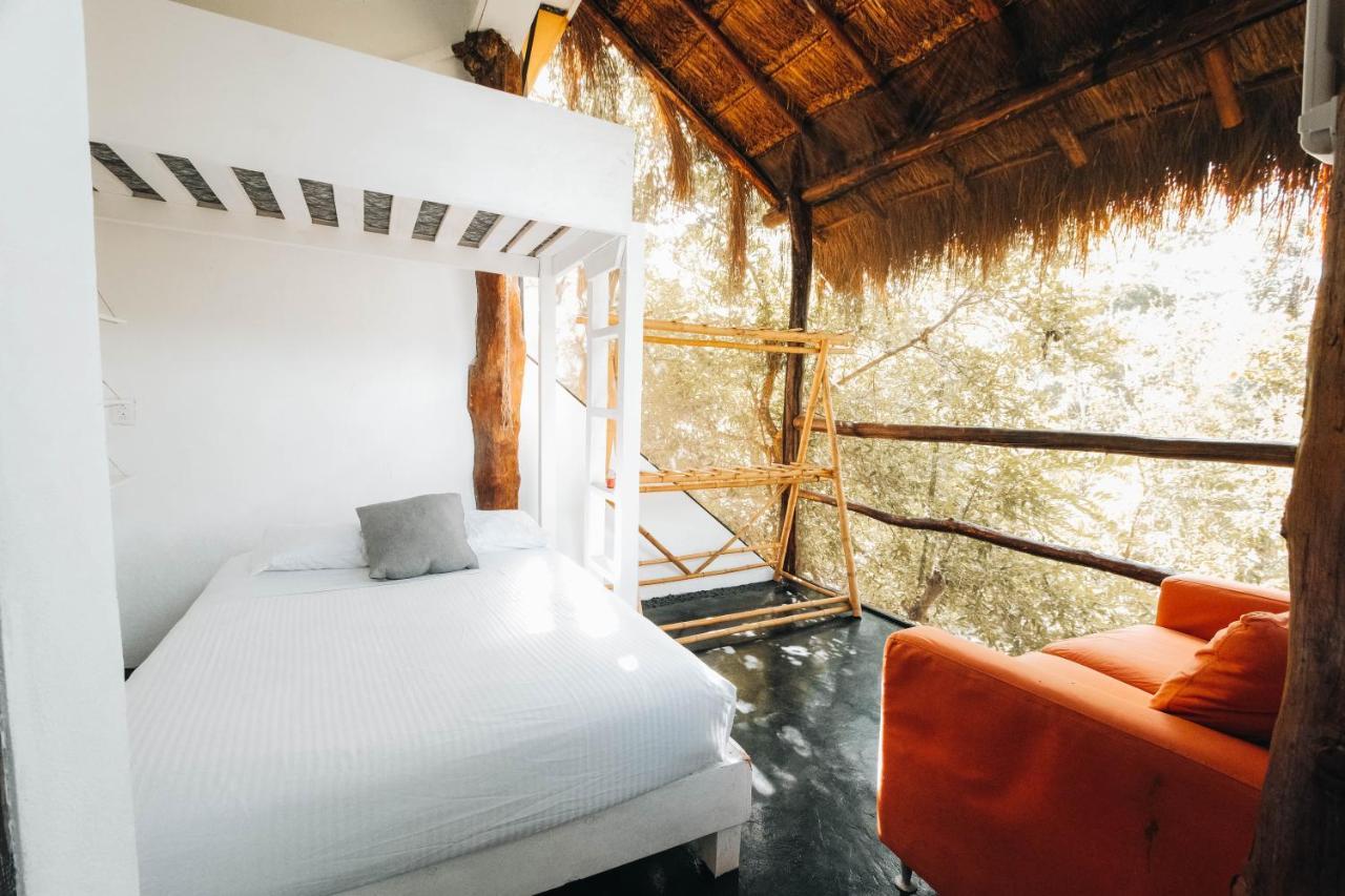 Casa Del Arbol At Villa Duendes Akumal Bagian luar foto